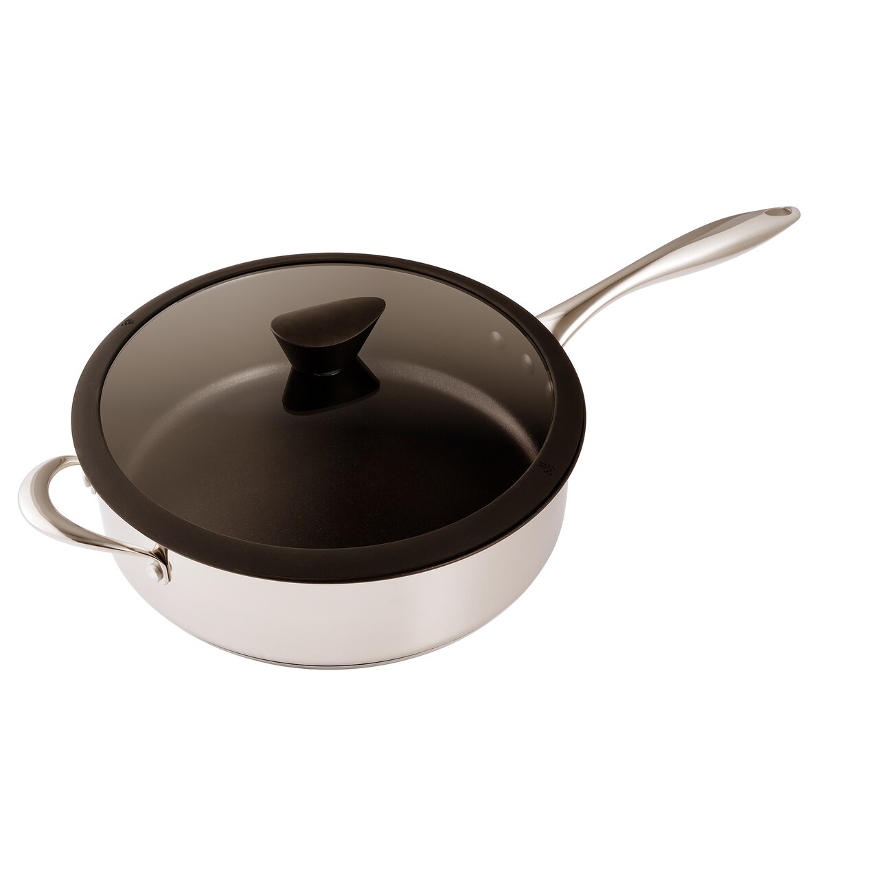 The Stainless Steel All-In-One Sauce Pan by Ozeri, with a 100
